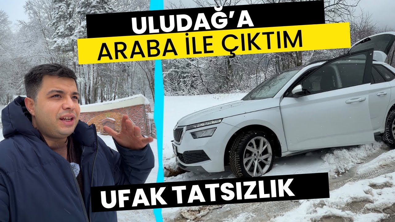 KARADAN ULUDAĞ'A ÇIKTIM! YOLDA KALDIM...
