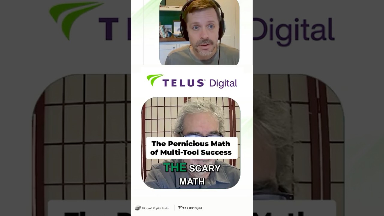 The Scary Math of AI Agent Reliability 📉 #EnterpriseAI #shorts