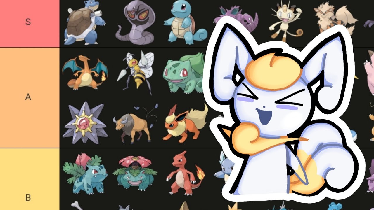 Ranking EVERY Kanto Pokemon!