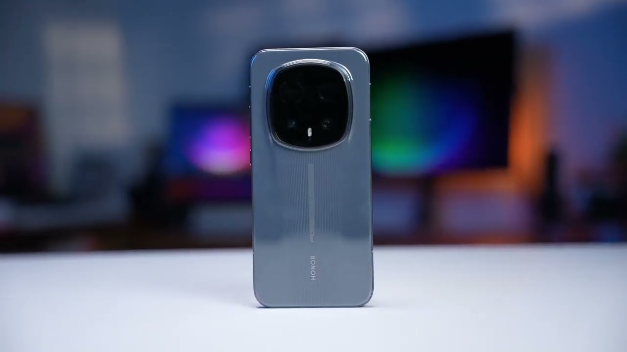 Распаковка Honor Magic8 RSR Porsche Design: цвет «сланцево-серый».
