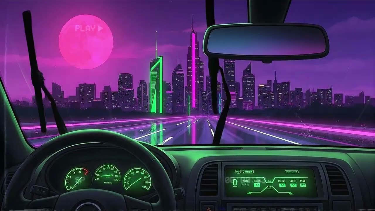 Synthwave City Neon Drive 2026 Continuous Mix