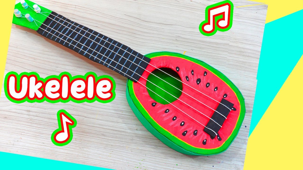 COMO HACER UN UKELELE DE CARTON