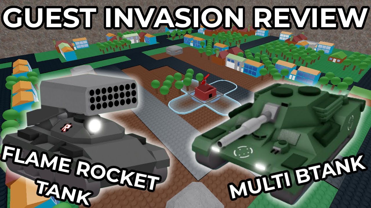 Guest Invasion Review - Flame Rocket Tank, Multi B Tank and Heavy Tank Destroyer+ | NIC