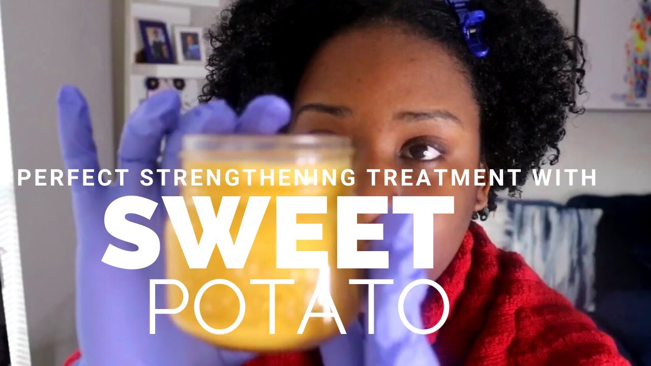 DIY Strengthening Treatment| Protein Sensitive Hair|| Sweet Potato DIY|| Naptural85 Inspired