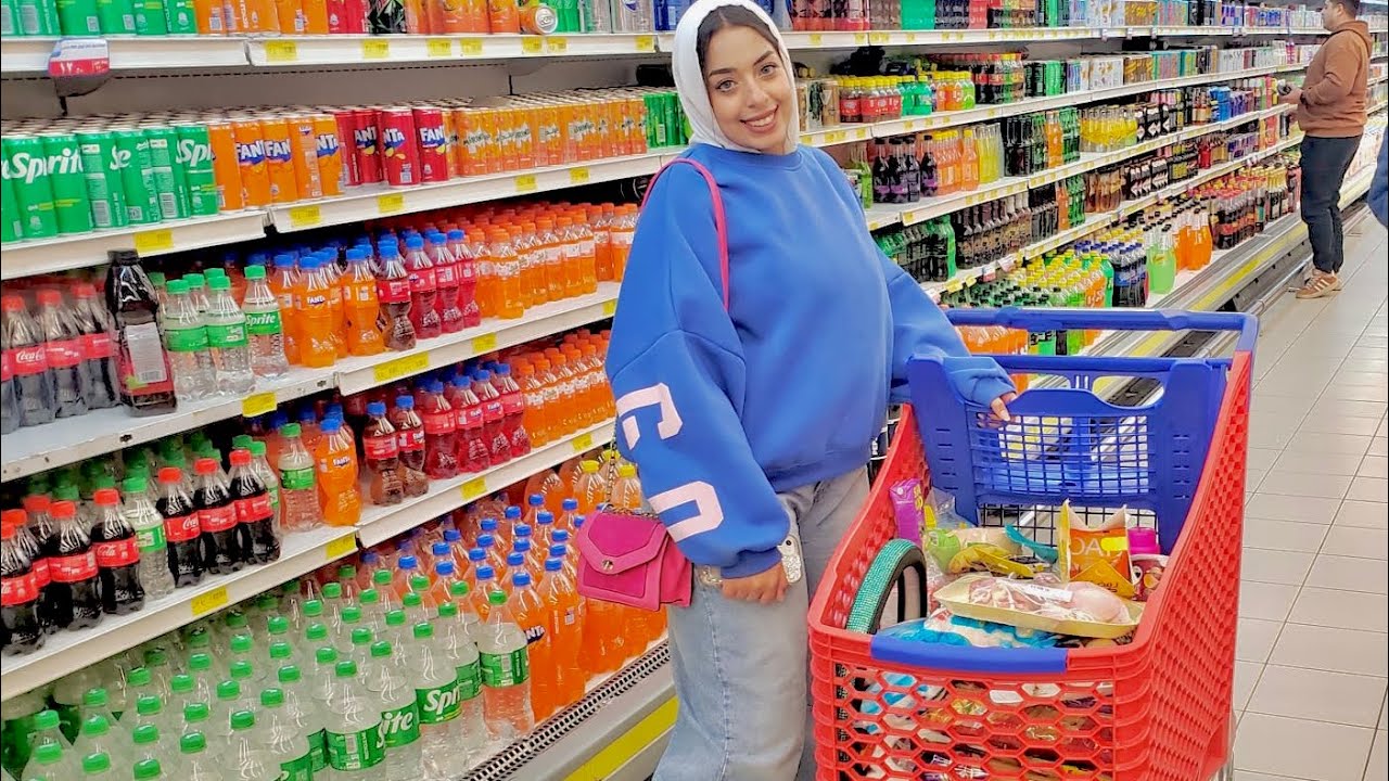 جولة في سوبر ماركت 🛒 مشتريات الشهر ❤️من هايبر وان وخزين رمضان 2025🌙