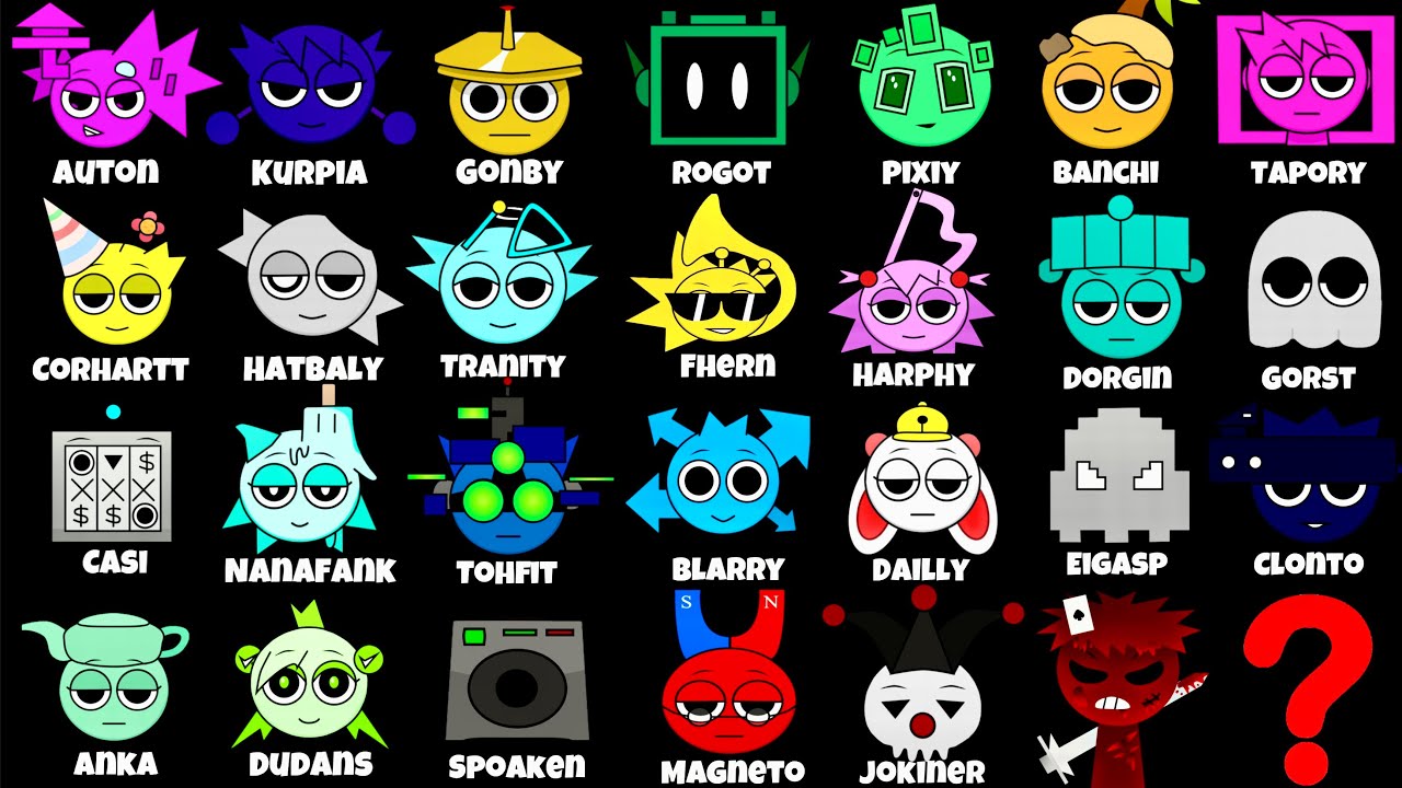 Every NEW Sprunki OC ( Losaine) in 8 Minutes
