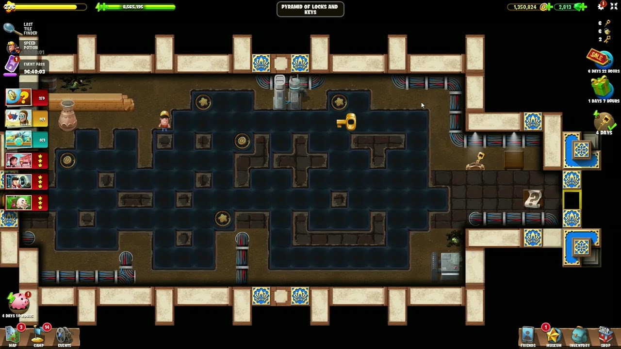 Pyramid of Locks and Keys | Locks & Keys (PC) | Diggy's Adventure