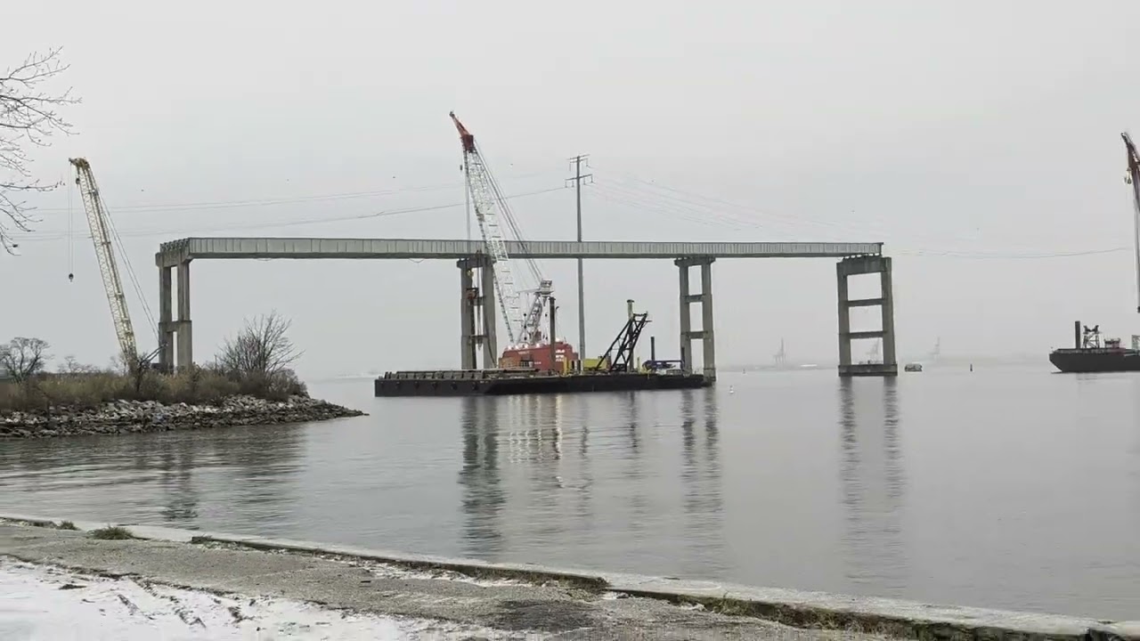 Snowy Trip to Fort Armistead Park in #Baltimore on January 17, 2025