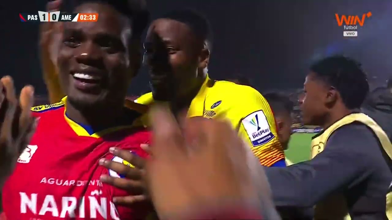 &iexcl;Doble cabezazo en el &aacute;rea es gol y Andrey Estupi&ntilde;&aacute;n le da la ventaja a Pasto sobre Am&eacute;rica!