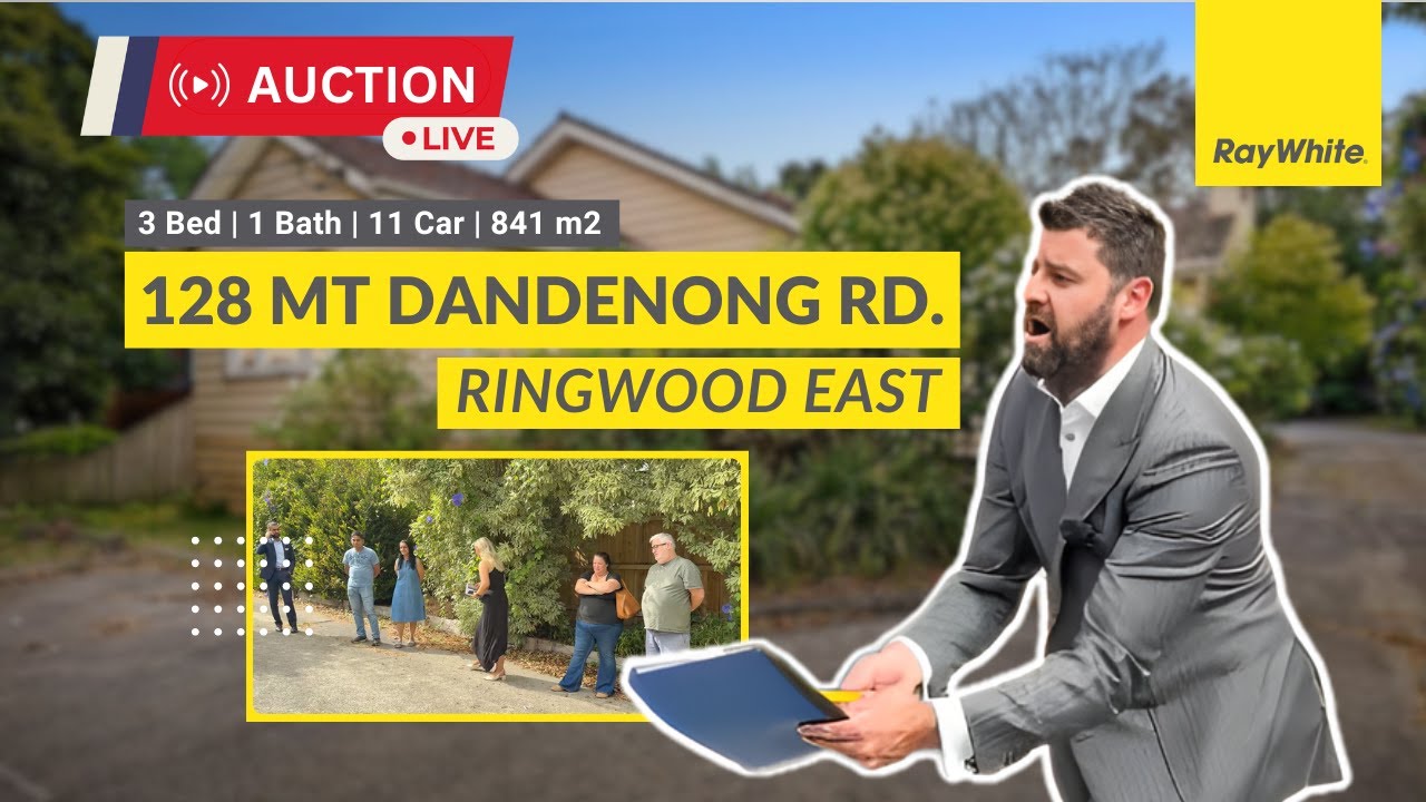 Live Auction @ 128 Mt Dandenong Road, Ringwood East