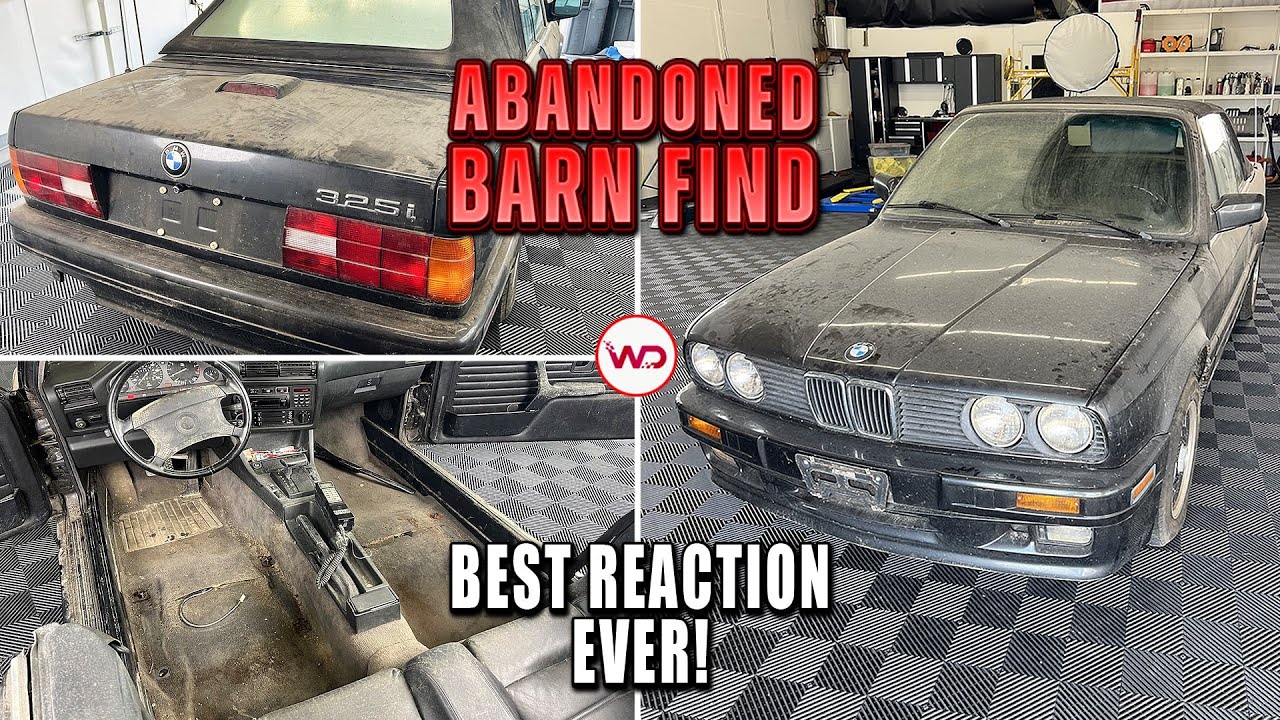 ЗАБРОШЕННЫЙ АМАР НАЙДИТЕ BMW E30! | Лучшая реакция владельца | Удовлетворительная детализация