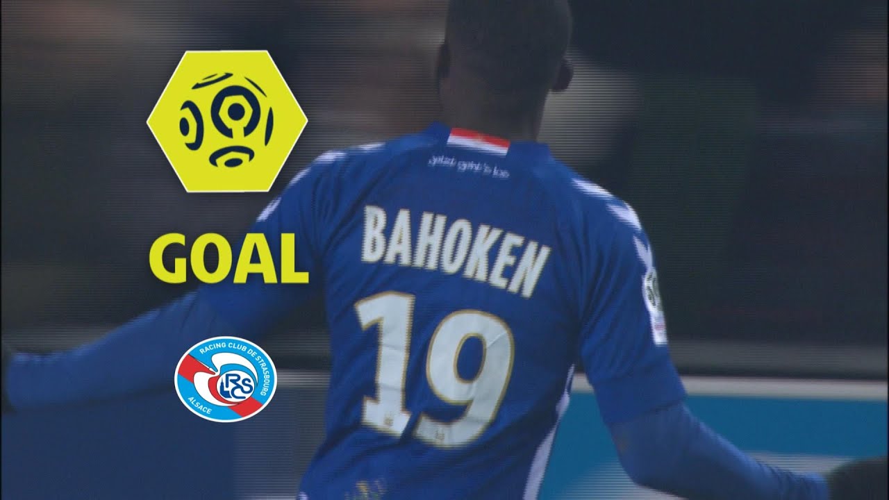 Goal St&eacute;phane BAHOKEN (65') / RC Strasbourg Alsace - Paris Saint-Germain (2-1) / 2017-18