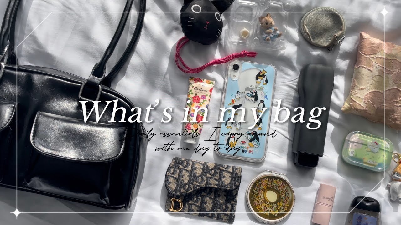 what’s in my bag˙⋆✮