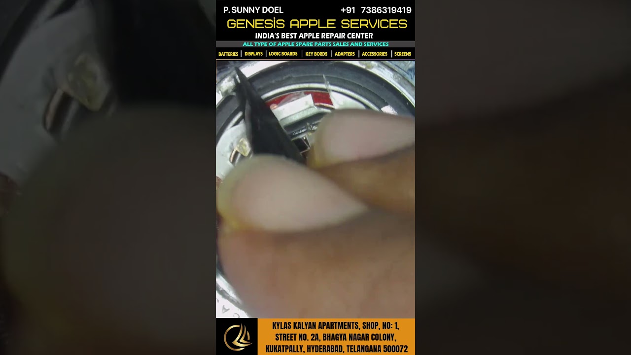 apple watch series 4 44mm back dome replacement #macrepair #genesis #applewatch #iphone #iphone15