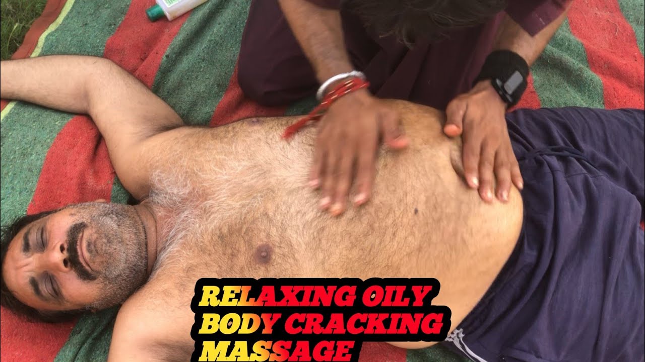 INCREDIBLE RELAXING FULL BODY CRACKING MASSAGE| OILY BODY MASSAGE |RELAXING MASSAGE SOUNDS FOR SLEEP