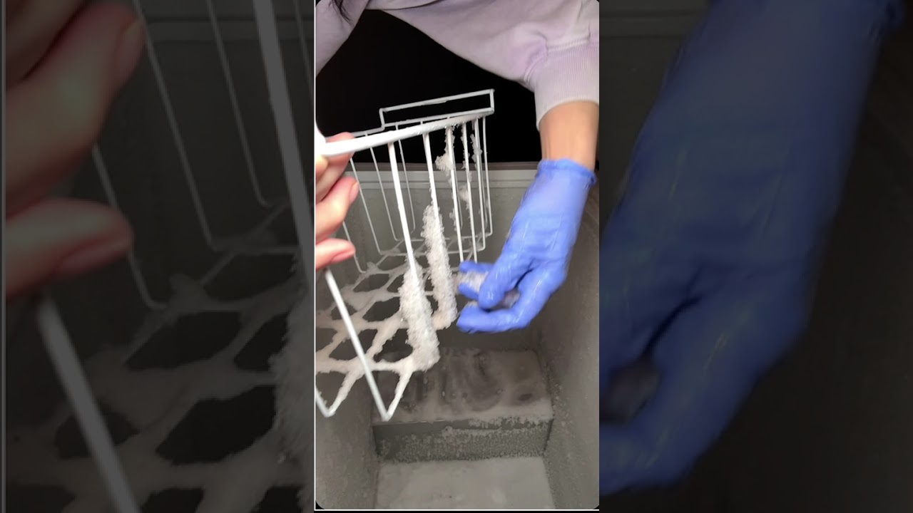 FREEZER FROST BASKET #asmr #frezzerfrost #eating #eatingvideos #asmr #satisfying #iceeating #ice 