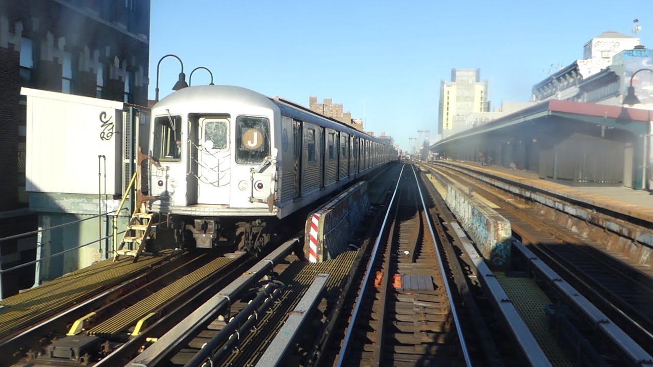BMT Jamaica/Nassau St Line On Board R42 Z Skip-Stop/Exp Train from Bway Junction to Broad St Part 2