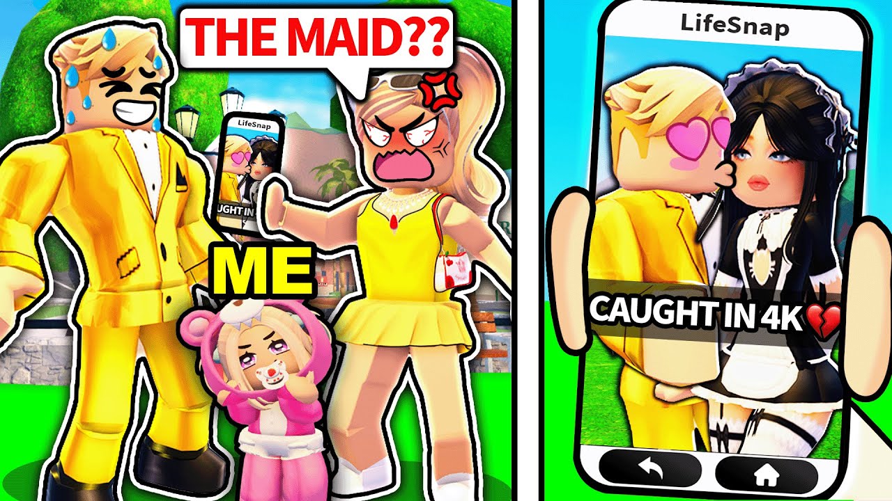 Spying on RICH ODERS as a Cute Baby in Roblox Snapchat! (LifeTogether 🏠 RP)