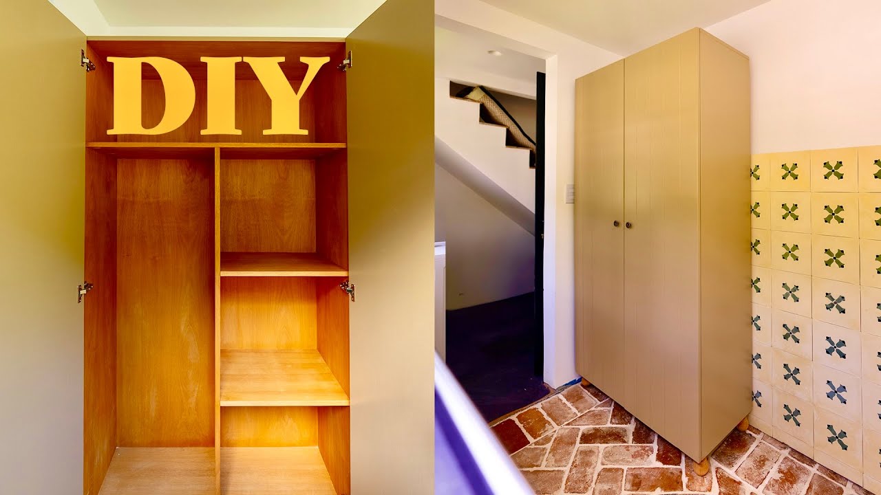 DIY - ARMÁRIO COM PORTA RIPADA