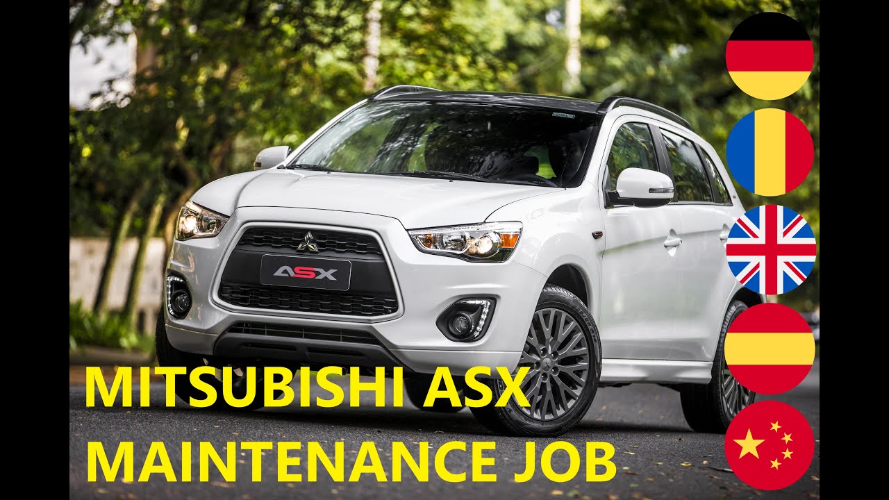 DIY Mitsubishi ASX 1.8l Service Fuel Filter Oil Filter Air Filter Cabin Filter