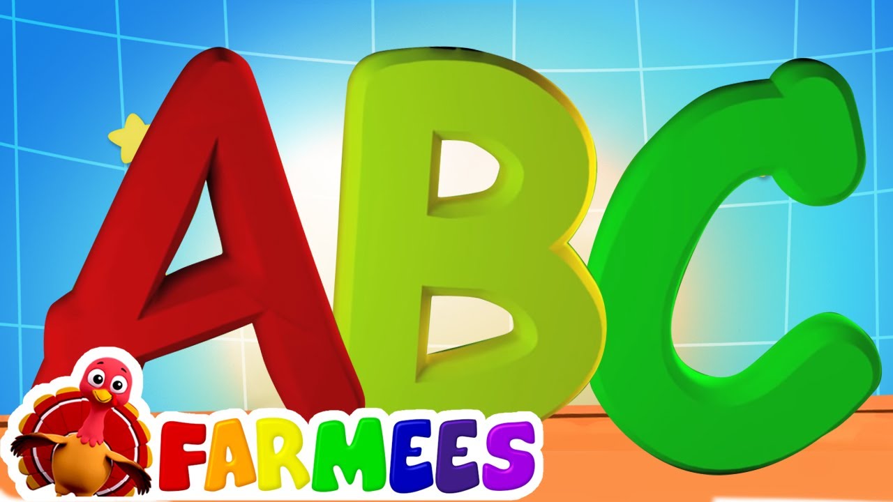 Canção abc | Desenhos animado | Animação | Farmees Português | Musica para bebes