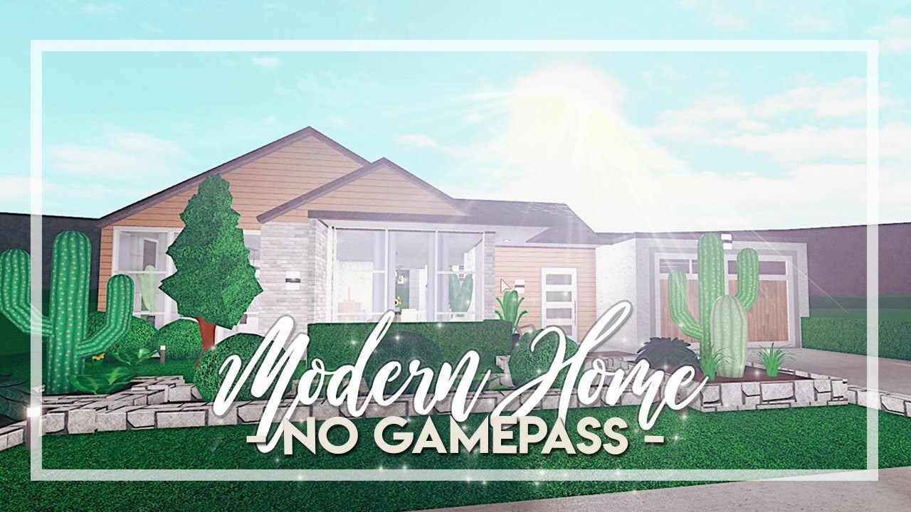 Welcome to Bloxburg: Modern Home (No Gamepass) | $41k