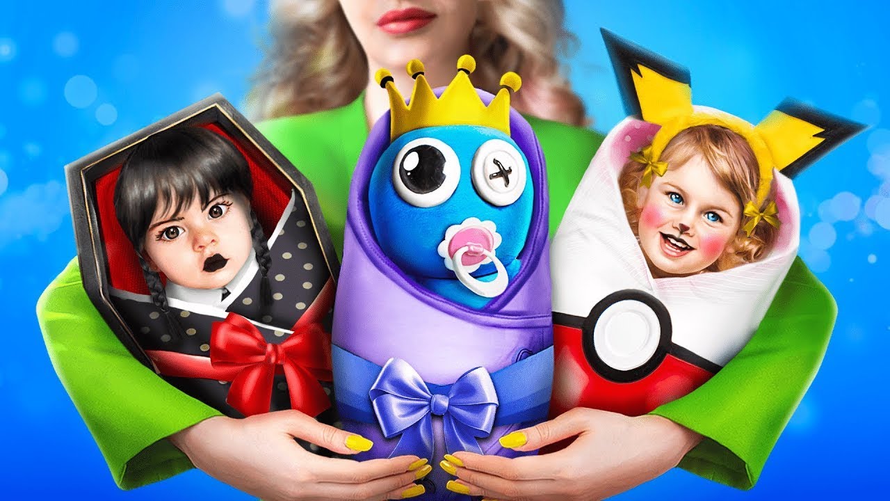 ¡Roblox Amigos Arcoíris en la Vida Real! ¡Adoptamos a Azul de Amigos Arcoíris!