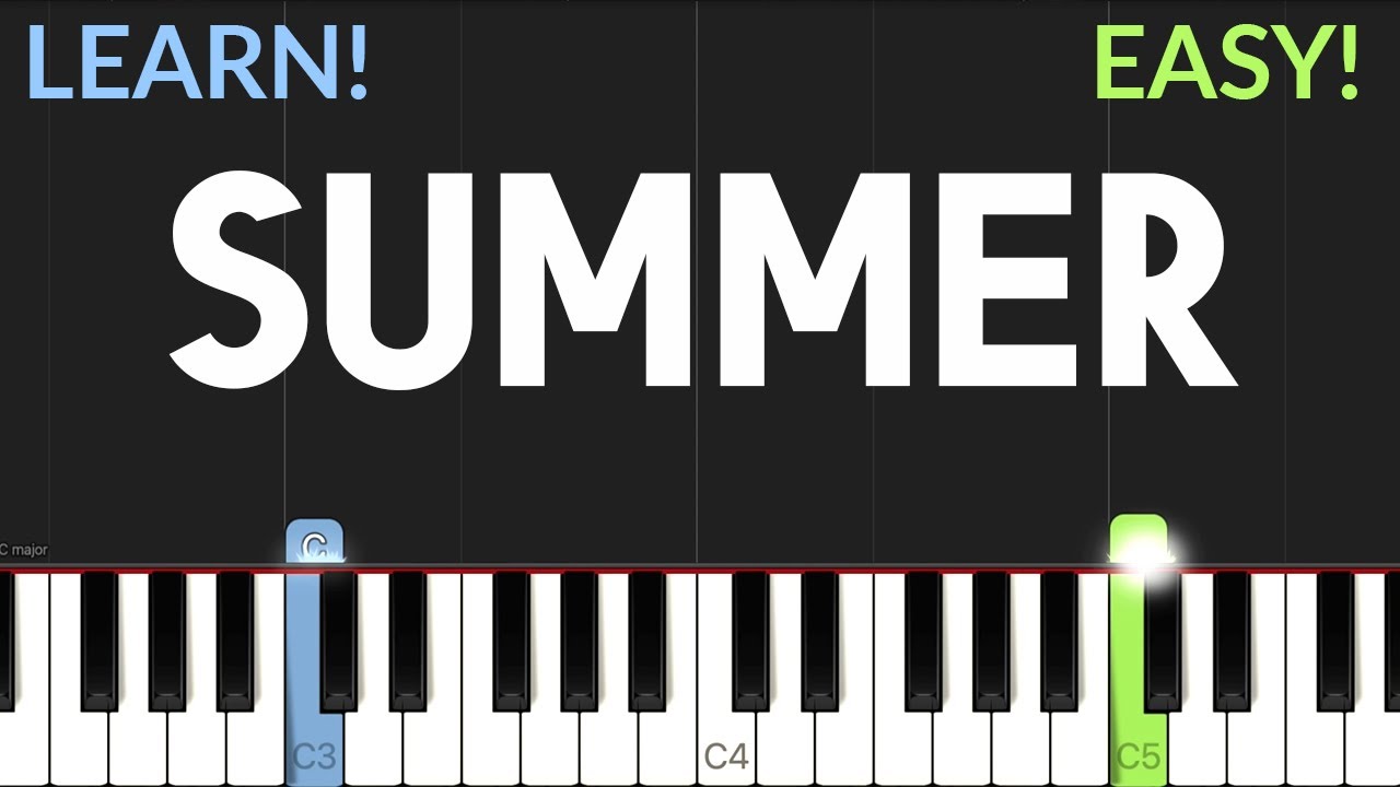 Summer - Joe Hisaishi | EASY Piano Tutorial