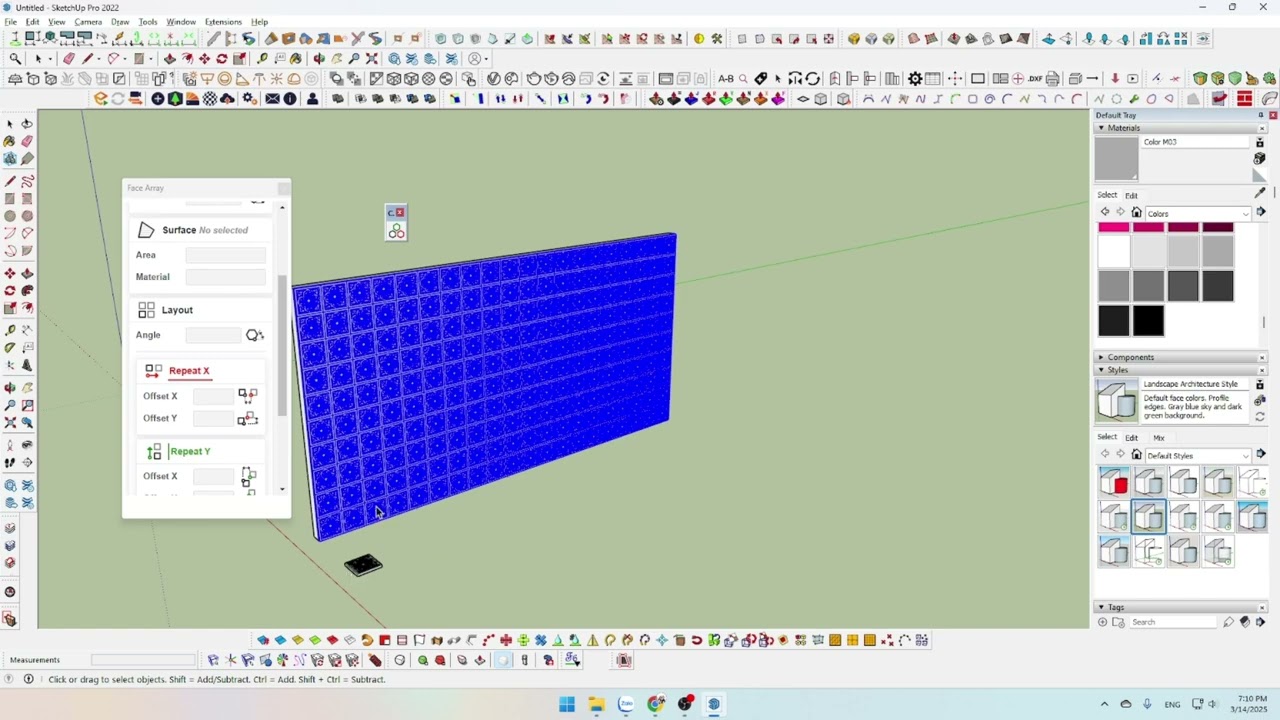 CÁCH ỐP GẠCH TRANG TRÍ NHANH LÊN TƯỜNG TRONG SKETCHUP
