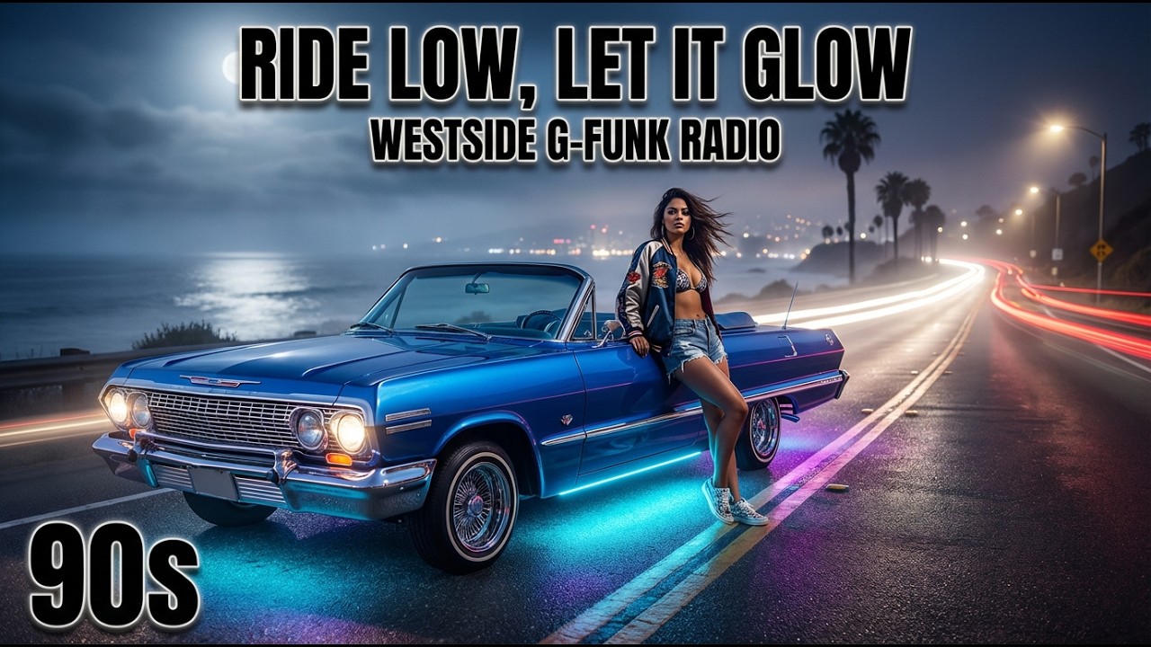 90s West Coast G-Funk Night Drive Mix | Ride Low, Let It Glow (Neon Cruising Playlist)