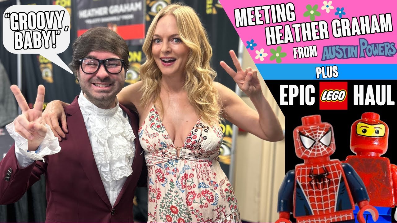 Meeting HEATHER GRAHAM and Hunting for LEGO at Steel City Con 2024