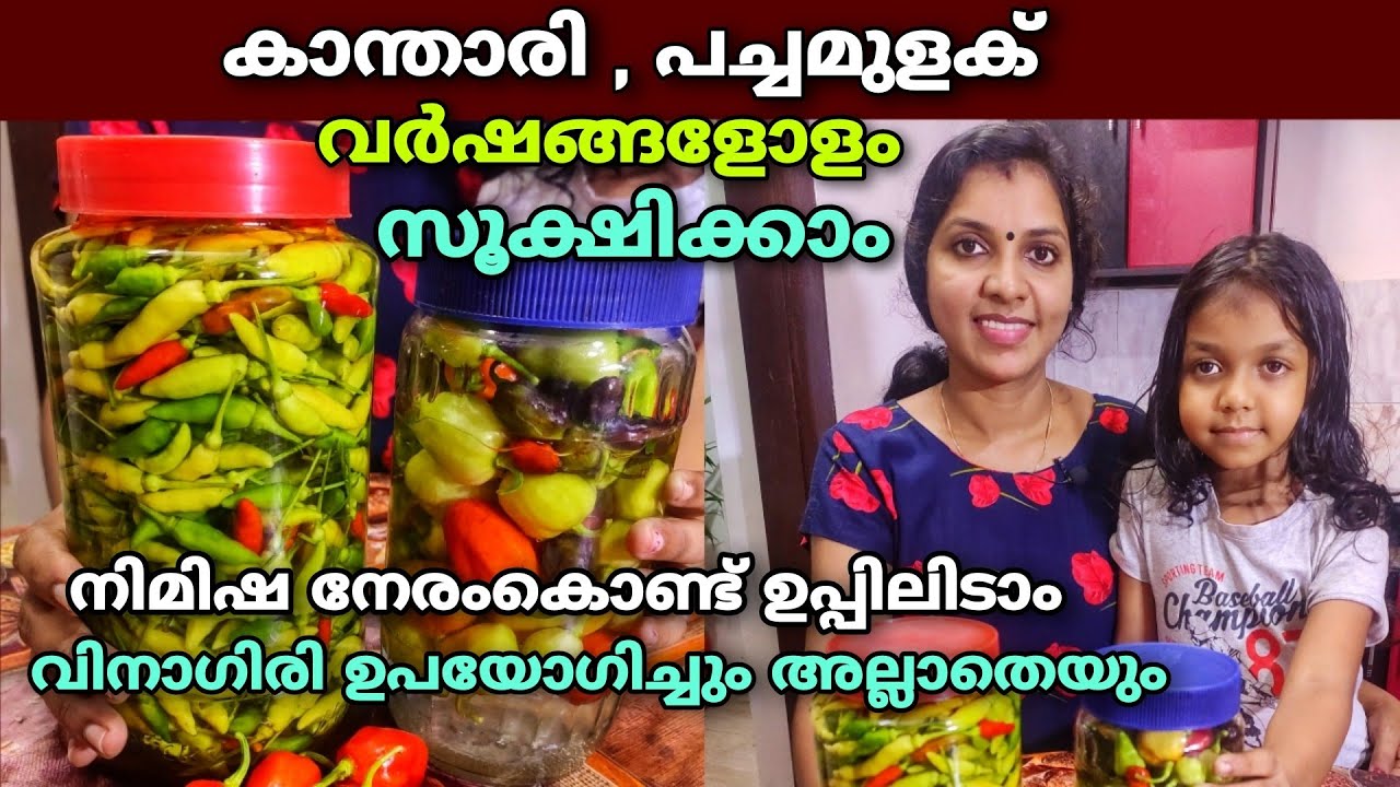 കാന്താരിമുളക്,പച്ചമുളക്‌ വർഷങ്ങളോളം സൂക്ഷിക്കാം | Green chilli , Small chilli for longer period |