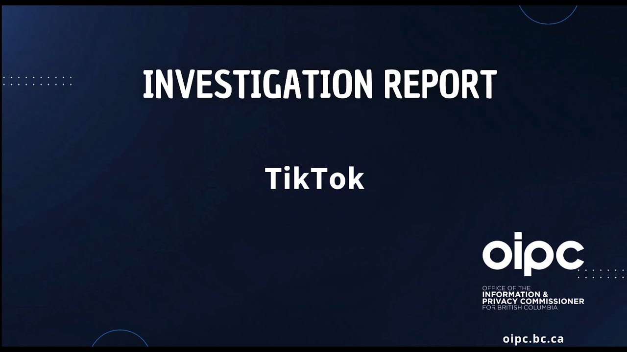 Investigation Report F25-02 TikTok