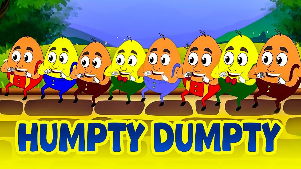 Humpty Dumpty Nursery Rhyme | Humpty Dumpty Sat on a Wall | Baby Songs | Animation Video For Kids