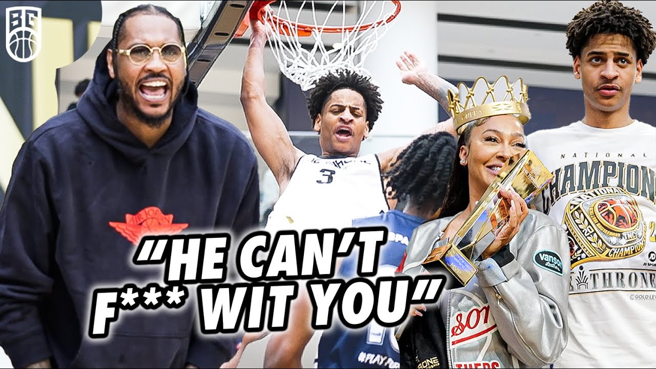 Carmelo Anthony GETS TURNT in Kiyan Anthony's CHAMPIONSHIP Game! MVP Performance for Ki!