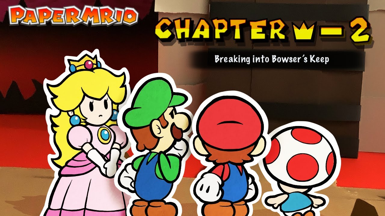 Bowser's Keep | Chapter ♛-2 | Paper Mario Stop-Motion