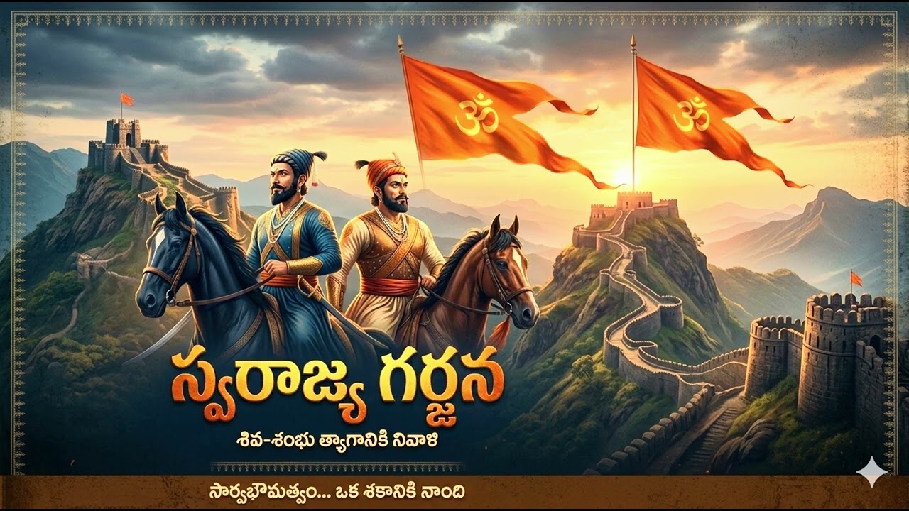 జై శివాజీ! జై శంభో! స్వరాజ్య రక్షక! ధర్మ ధురంధర!