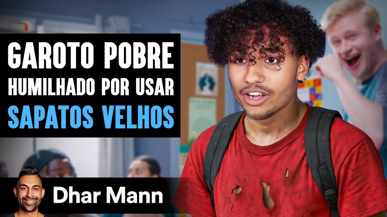 Criança Pobre É Humilhada Por Usar Sapatos Velhos | Dhar Mann Studios