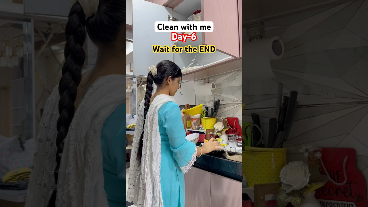 Ramadan Series || Clean with me Day-6 #shorts #minivlog #cleaning #shortsfeed #ramadhan