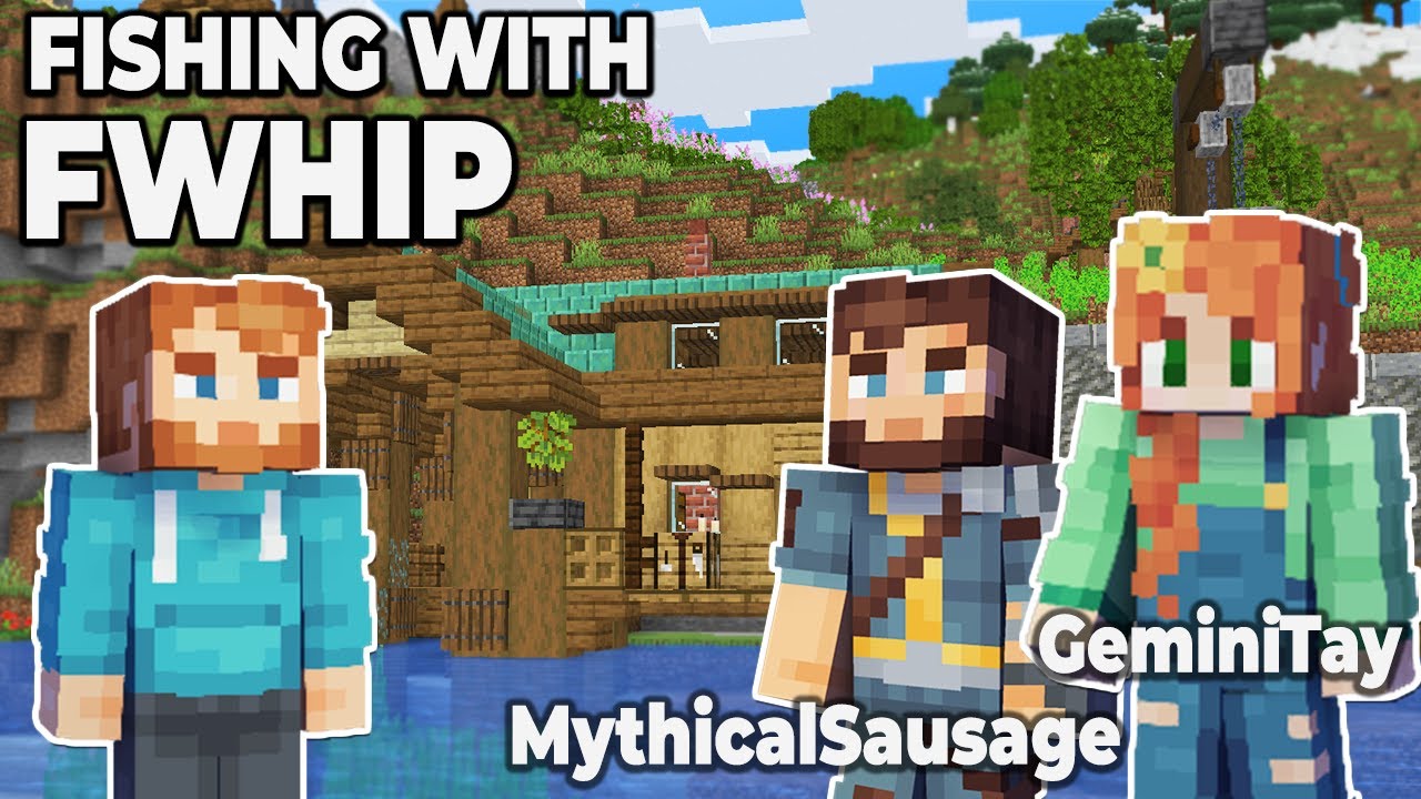 Empires SMP с GeminiTay и MythicalSausage: Рыбалка с fWhip (#1) Подкаст Minecraft