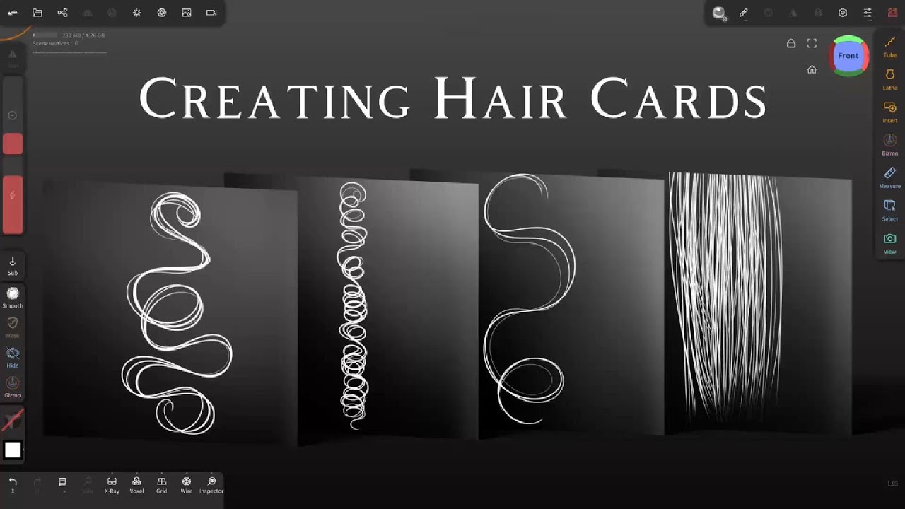 NOMAD SCULPT | Create Hair Cards