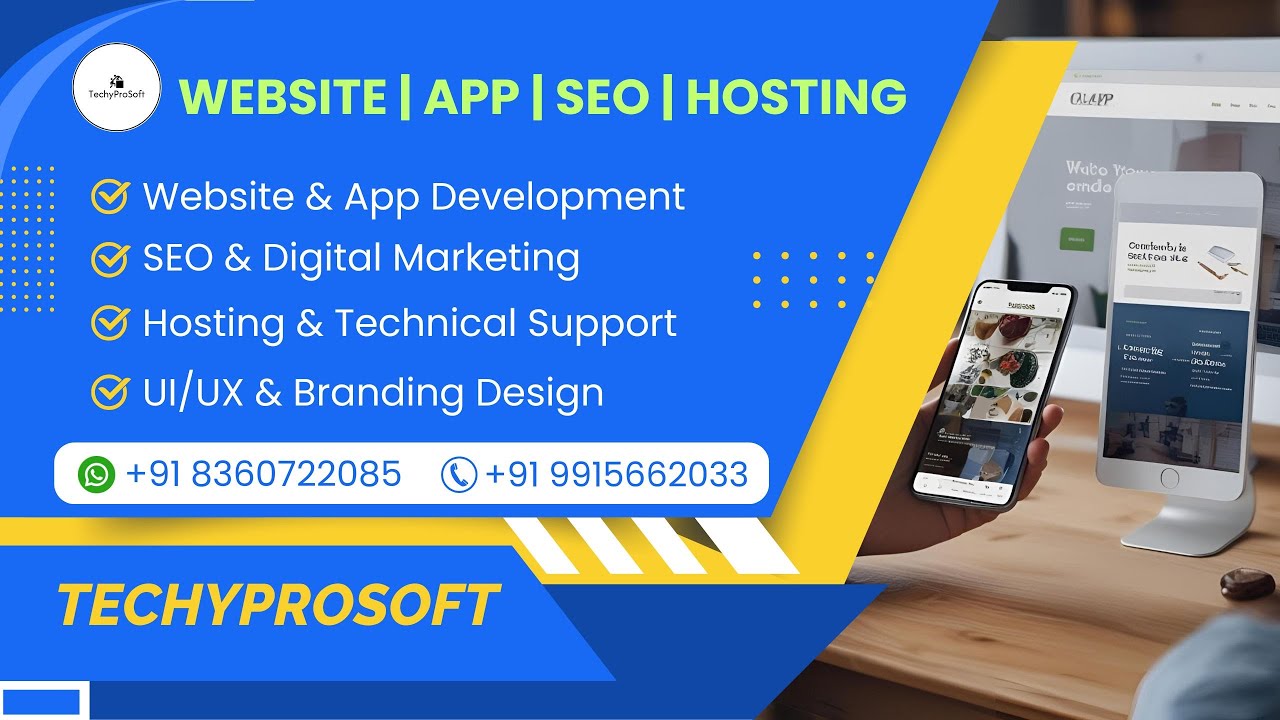 Website Design Company in Madurai | App Development Company in Madurai | TechyProSoft