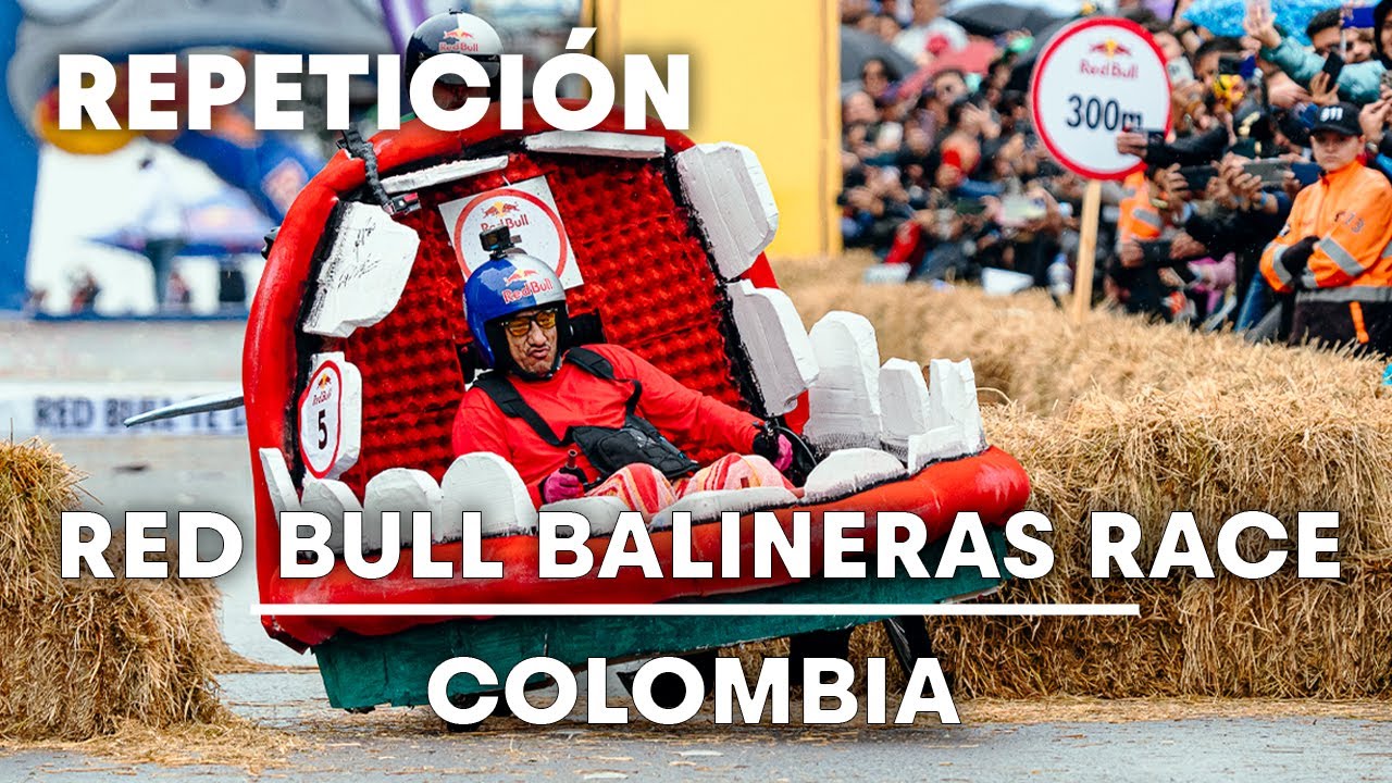 REPETICIÓN: La carrera de carros sin motor más loca de Bogotá | Red Bull Balineras Race