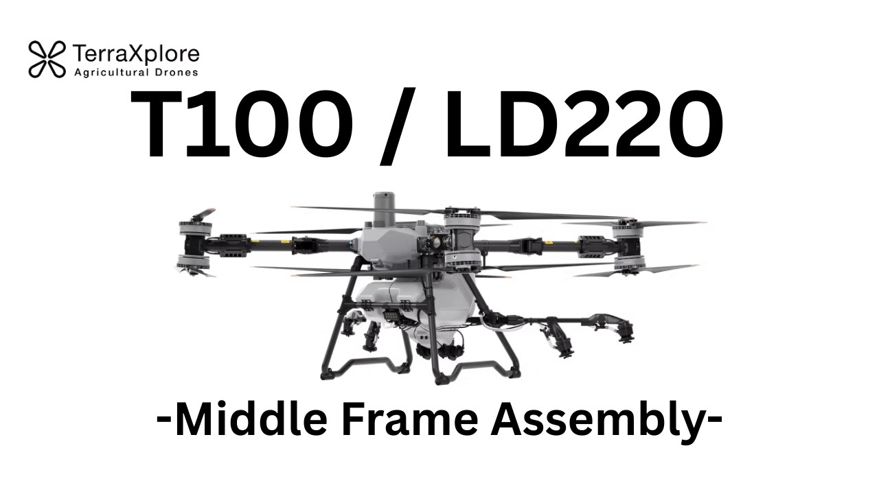 DJI T100 / LD 220 Middle Frame Module Assembly (Step-by-Step Guide)