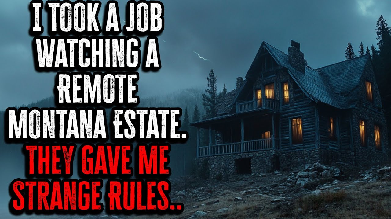 I Took a Job Watching a Remote Montana Estate. They Gave me Strange Rules..