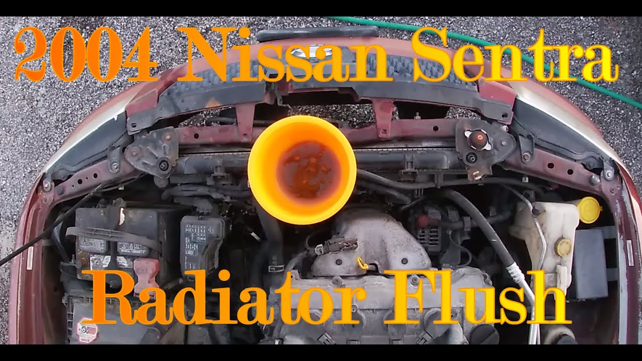 Промывка радиатора Nissan Sentra 2000-2006