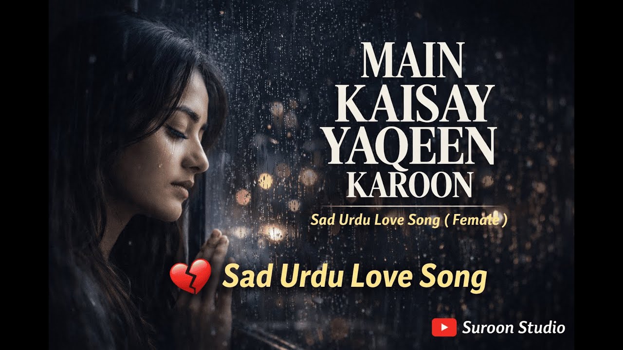Main Kaisay Yaqeen Karoon | Sad Urdu Love Song (Female)