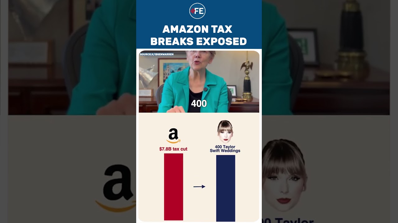 Elizabeth Warren Slams Corporate Tax Cuts | Amazon&rsquo;s Billions In Savings Put Under The Spotlight