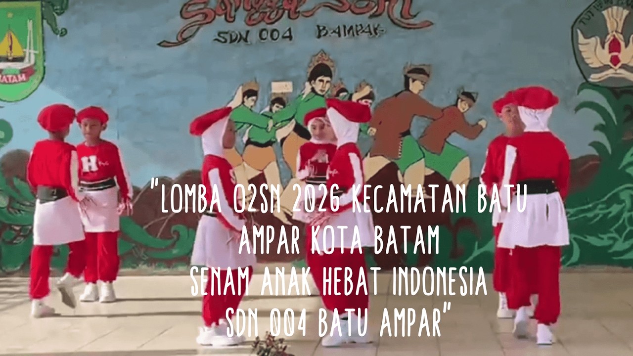 Lomba Senam Anak Indonesia Hebat SD Negeri 004 Batu Ampar
