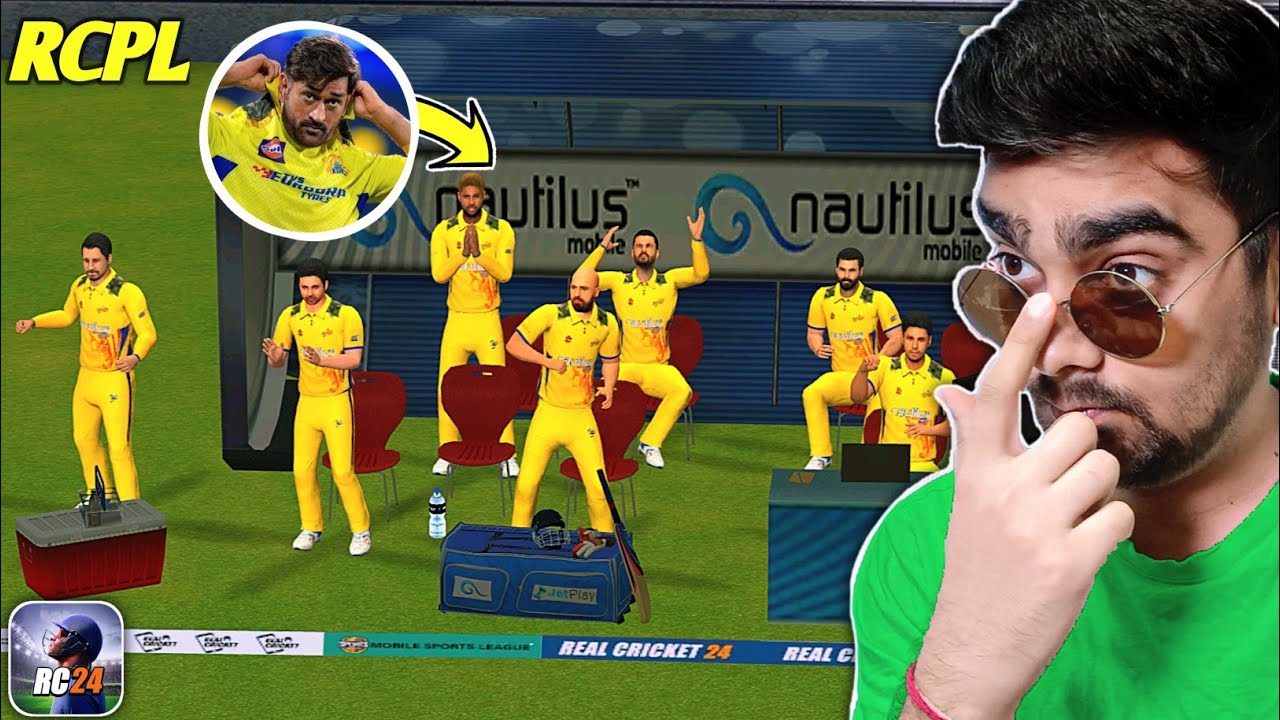 DHONI TEAM ROCKS MI SHOCKED RCPL MI Vs CSK HARD MODE RC 24 (Real Cricket 24)